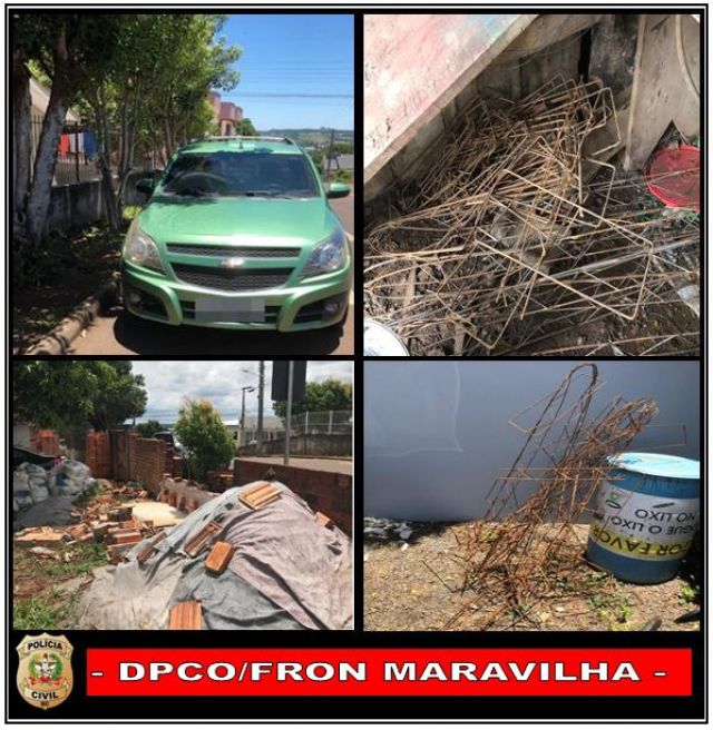 Polícia Civil recupera materiais furtados da prefeitura