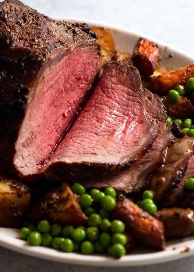ROAST BEEF com vagens italianas