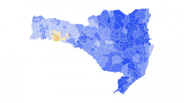 Jorginho Mello vence em 285 dos 295 municípios de SC; João Rodrigues lidera em dez cidades do Oeste