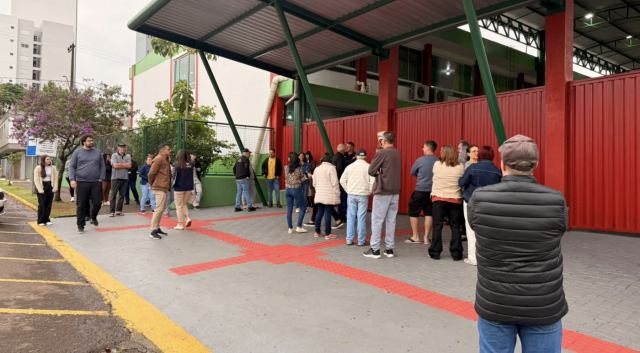 Eleições 2026: primeiros horários de votação têm movimentação em São Miguel do Oeste