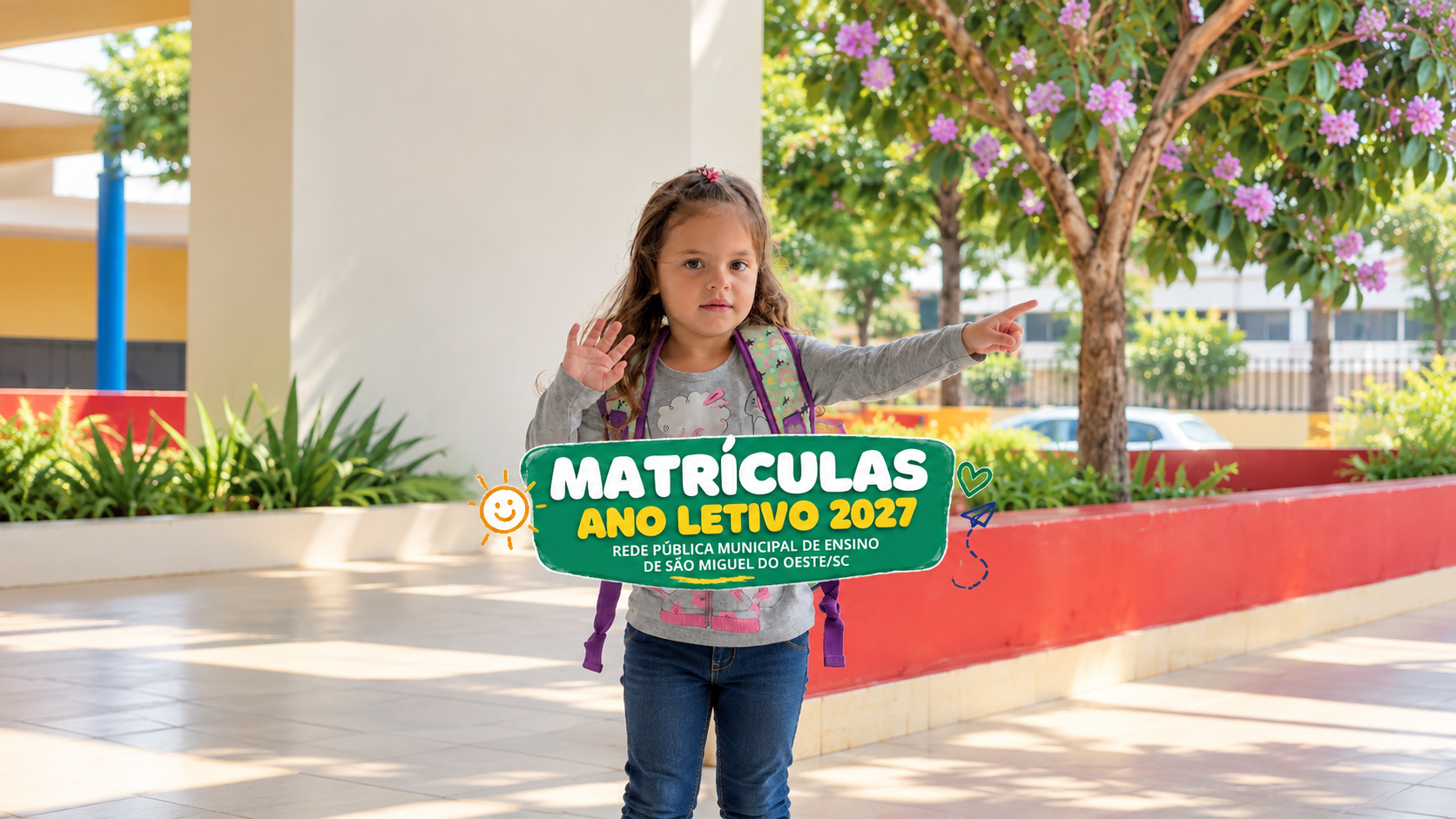 Educação de São Miguel do Oeste abre prazos para matrículas e rematrículas da rede municipal para 2027