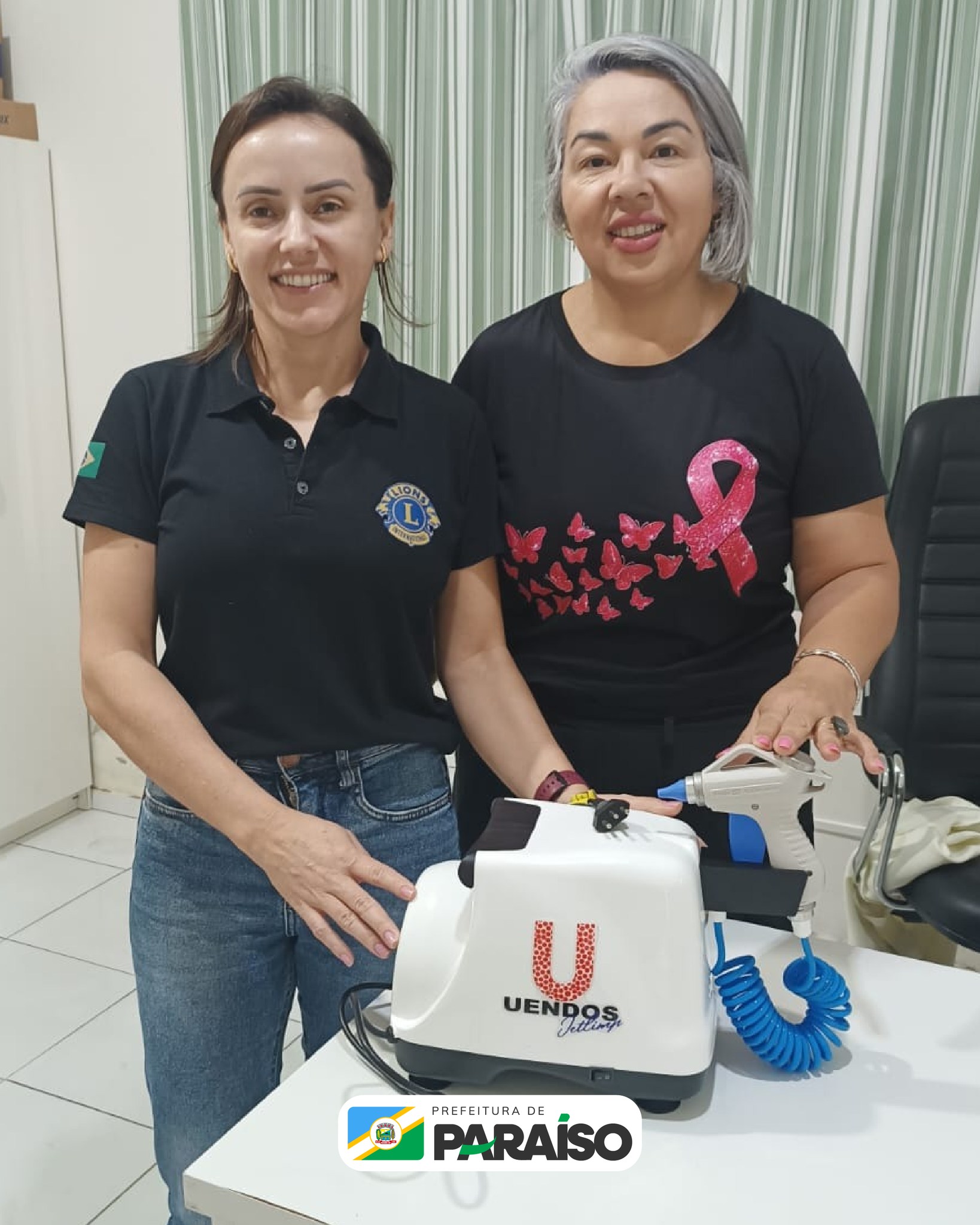 Saúde de Paraíso recebe doações e apoio do Lions Clube