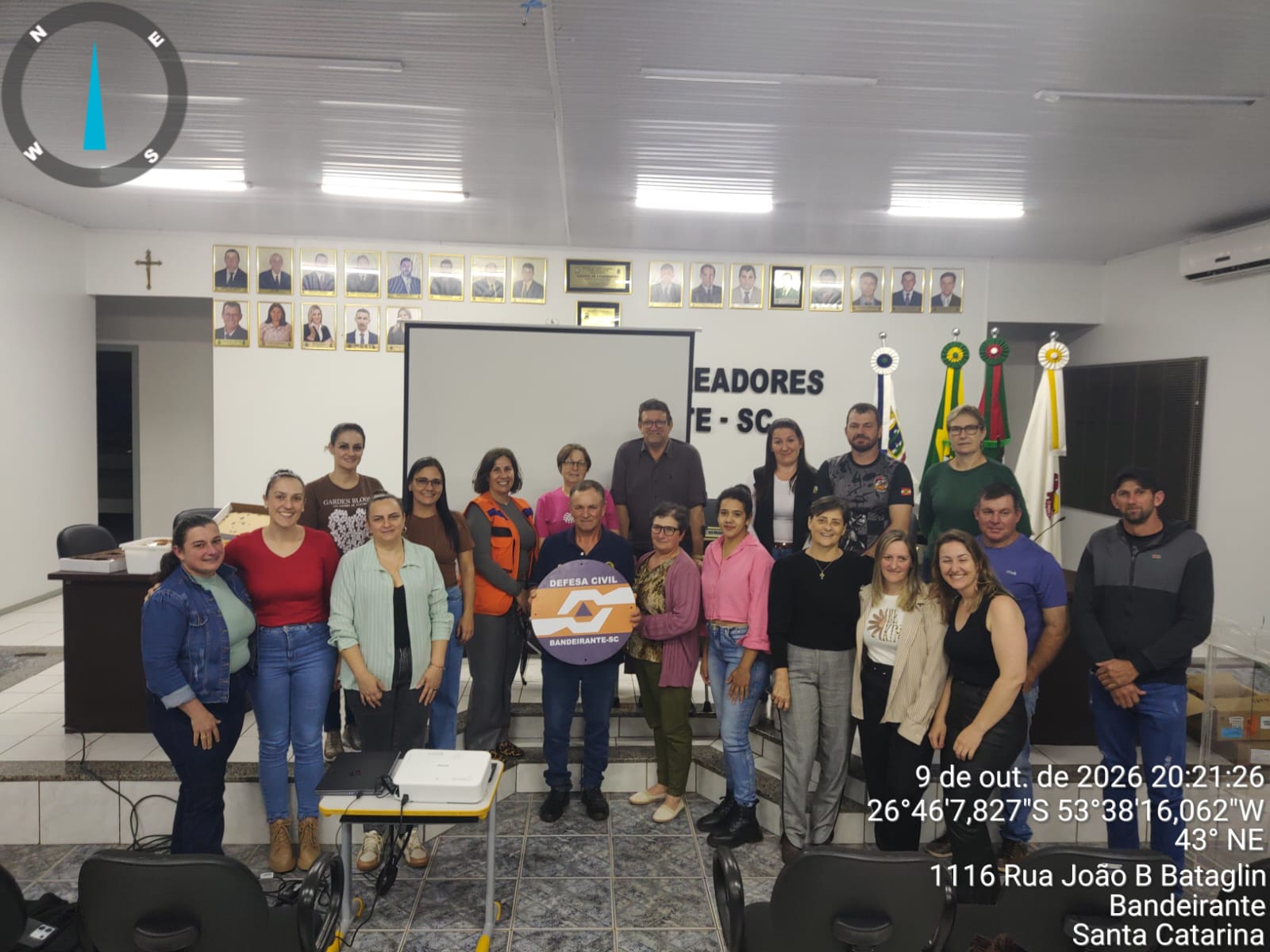 Bandeirante reúne interessados em integrar grupo de voluntários da Defesa Civil