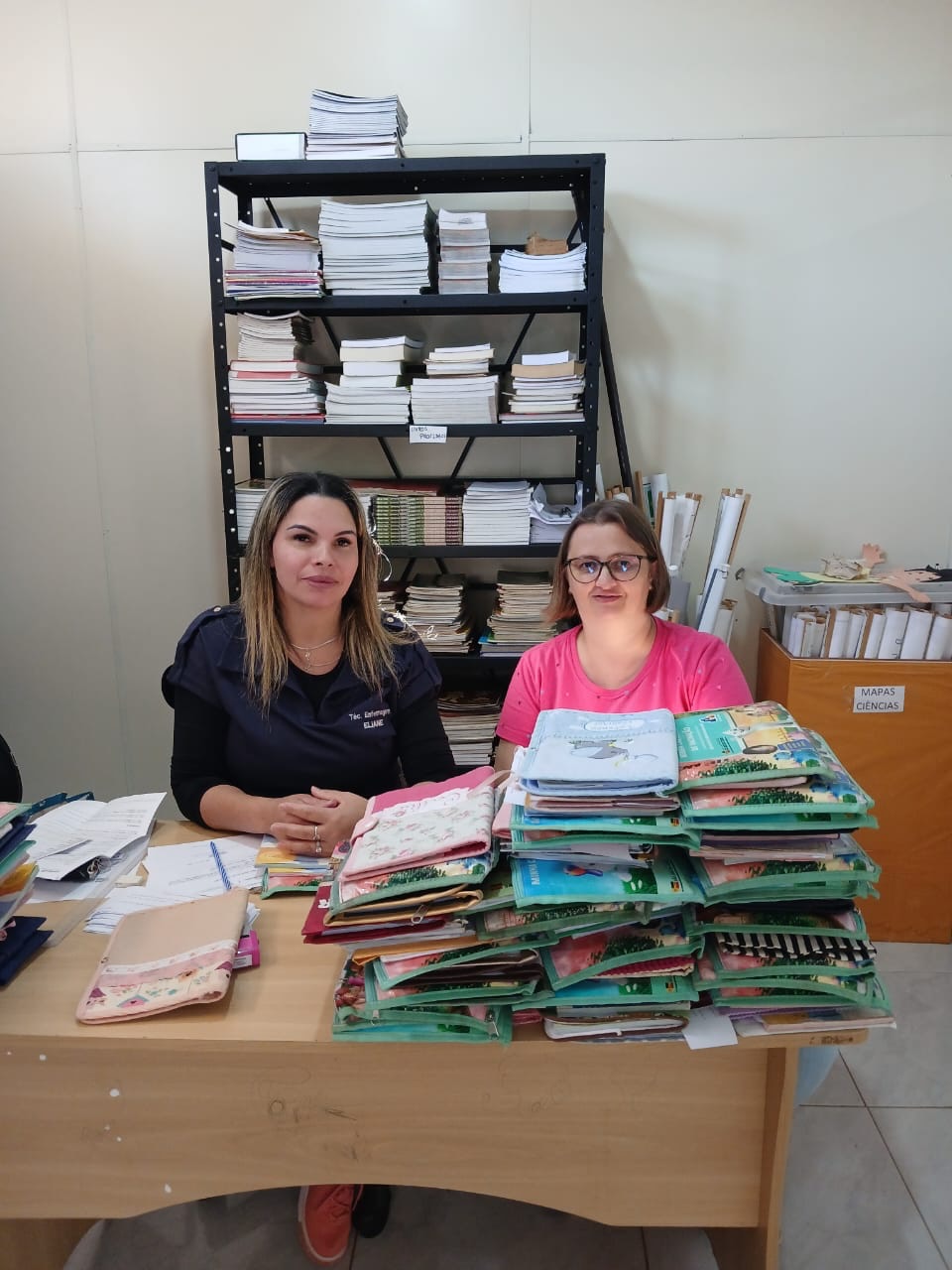 São José do Cedro realiza conferência de cadernetas de vacinação nas escolas