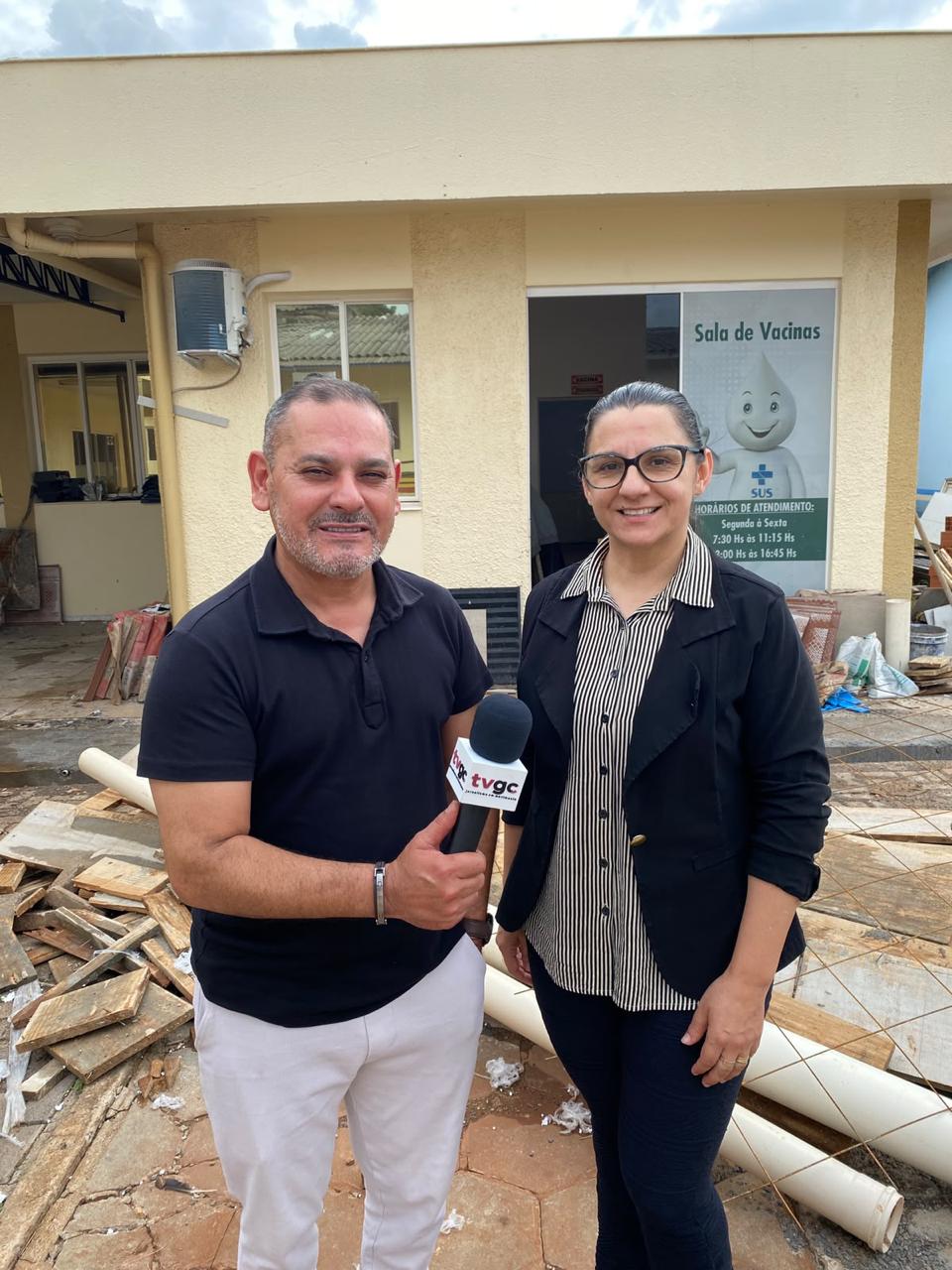 Reforma do anexo do Posto Central de São José do Cedro deve ser concluída no início de novembro