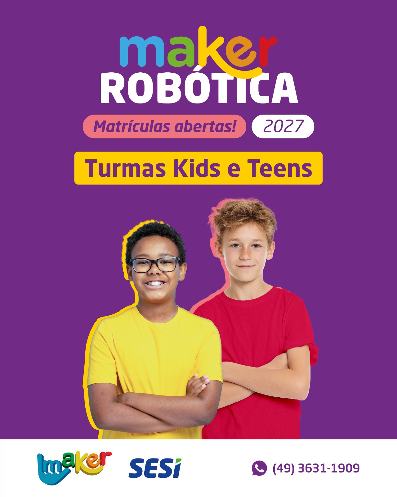 Escola SESI de São Miguel do Oeste abre matrículas para oficinas Maker