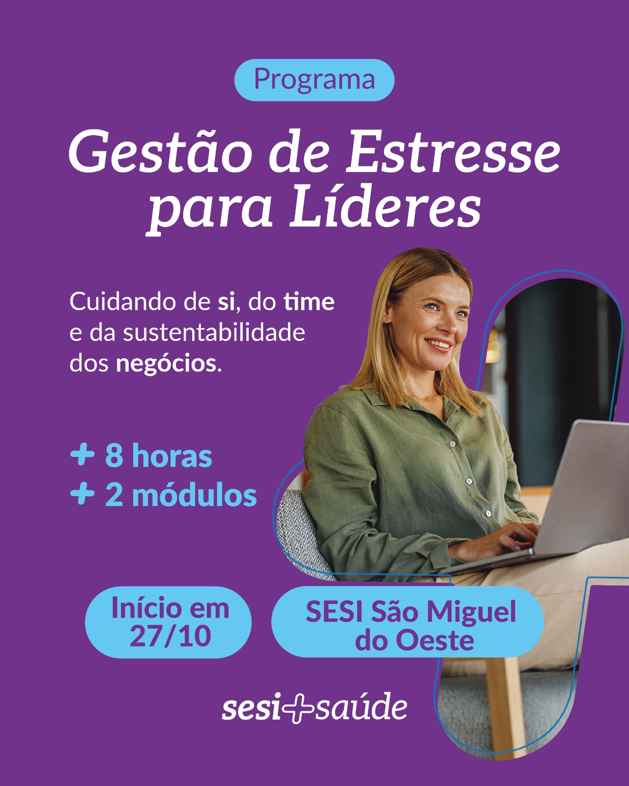 SESI abre inscrições para treinamento de gestão de estresse para líderes em São Miguel do Oeste