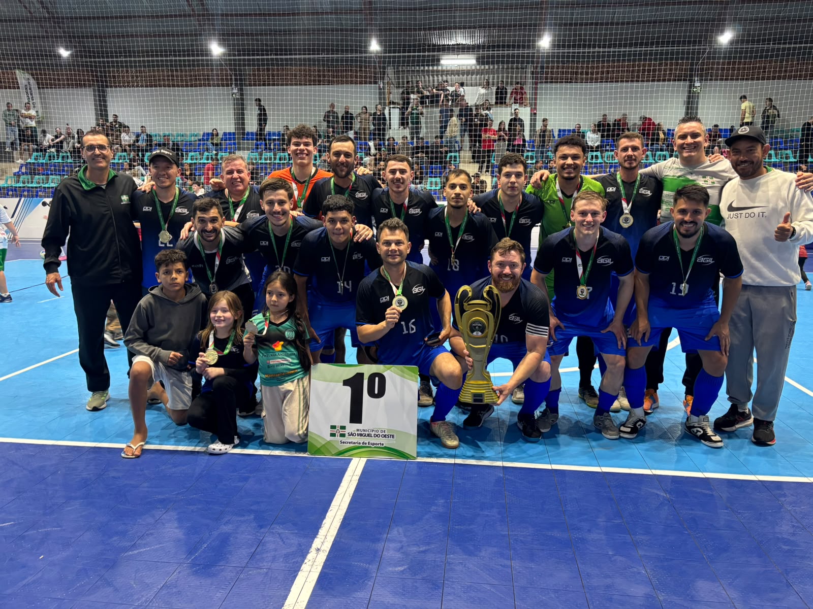 Campeonato Municipal de Futsal encerra com ginásio lotado em São Miguel do Oeste